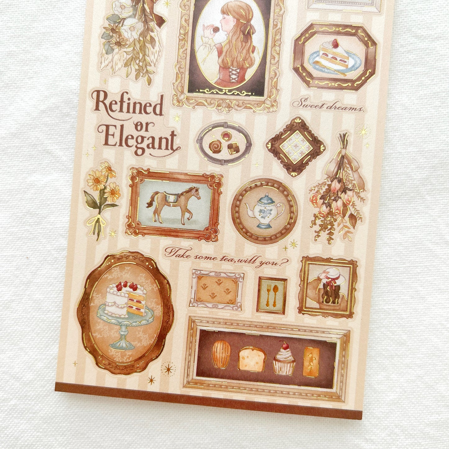 Mind Wave Choupinet Gold Foil Sticker - Refined or Elegant