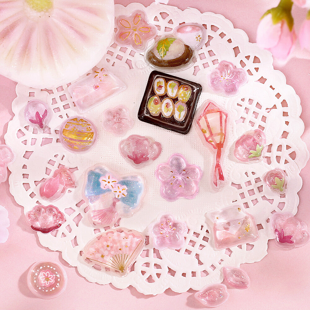 BGM  3D Puffy Stickers - Kururun - Sakura