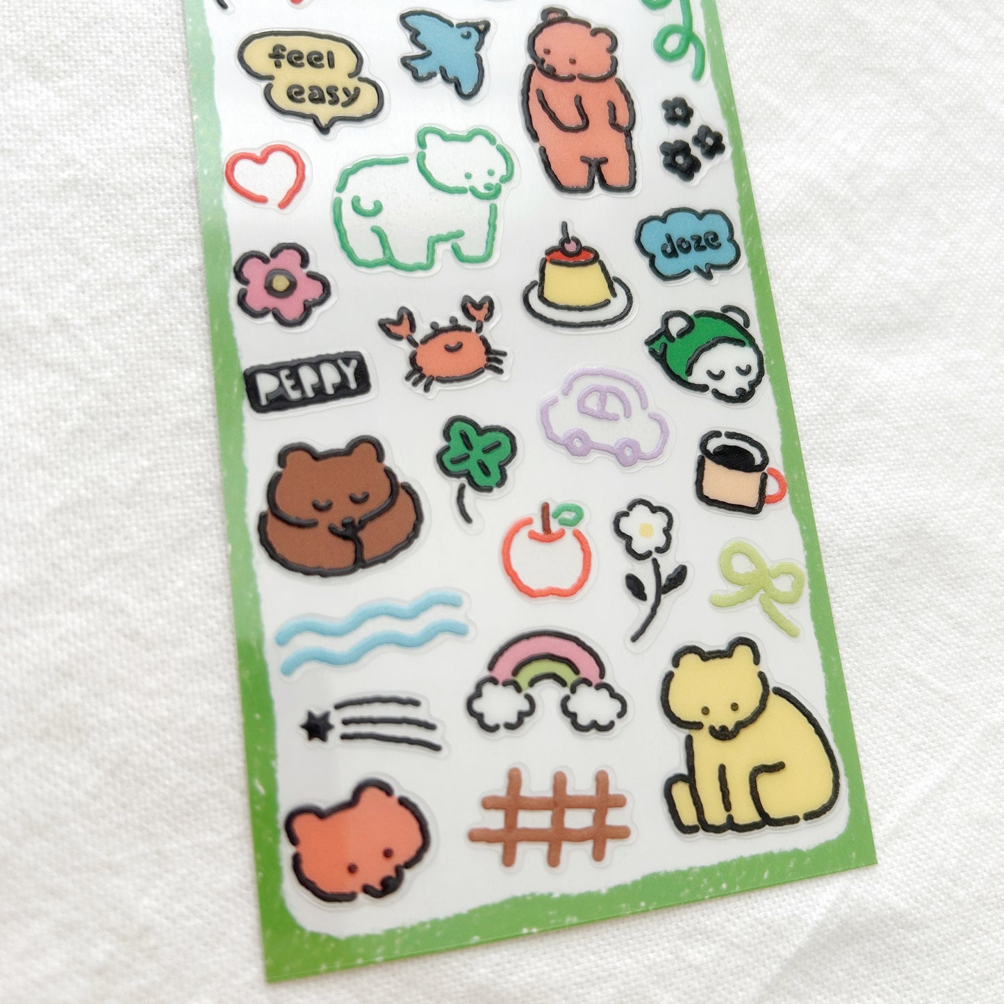 Mind Wave SANO Pukumori Stickers - Bear