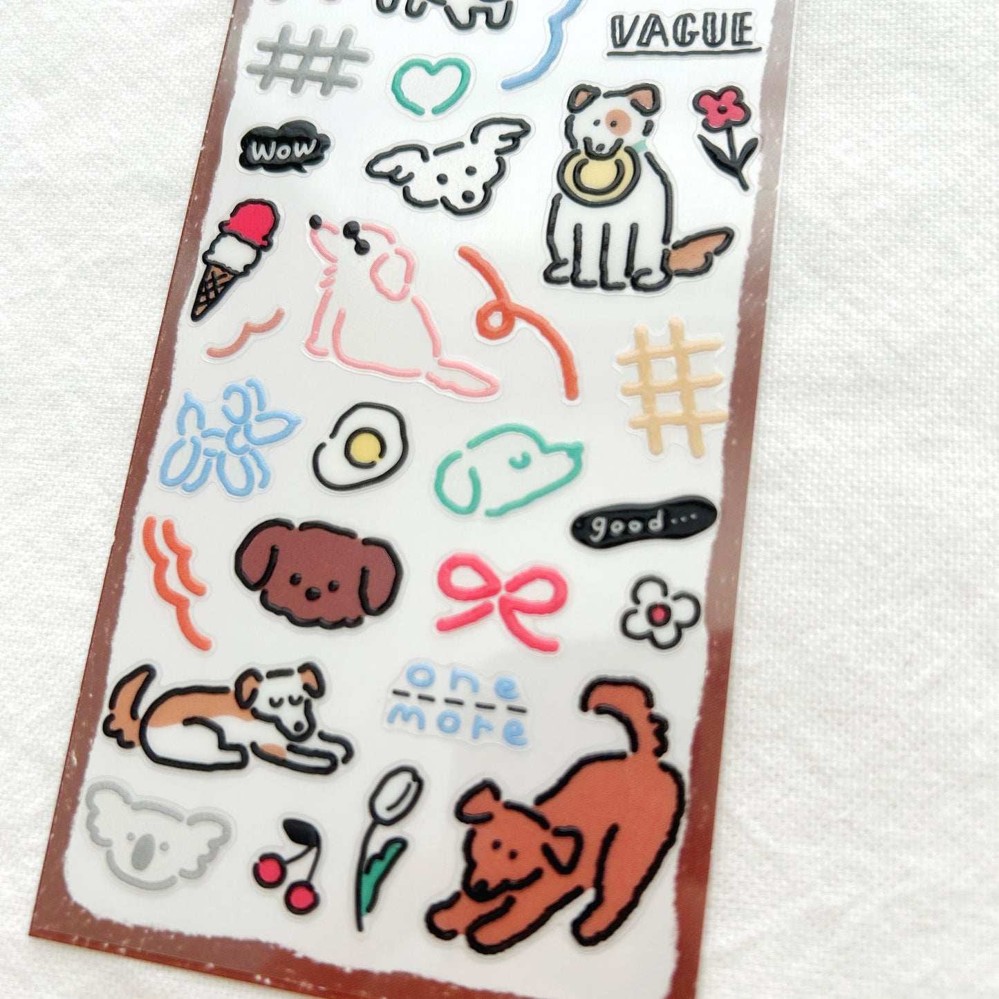 Mind Wave SANO Pukumori Stickers - Dog