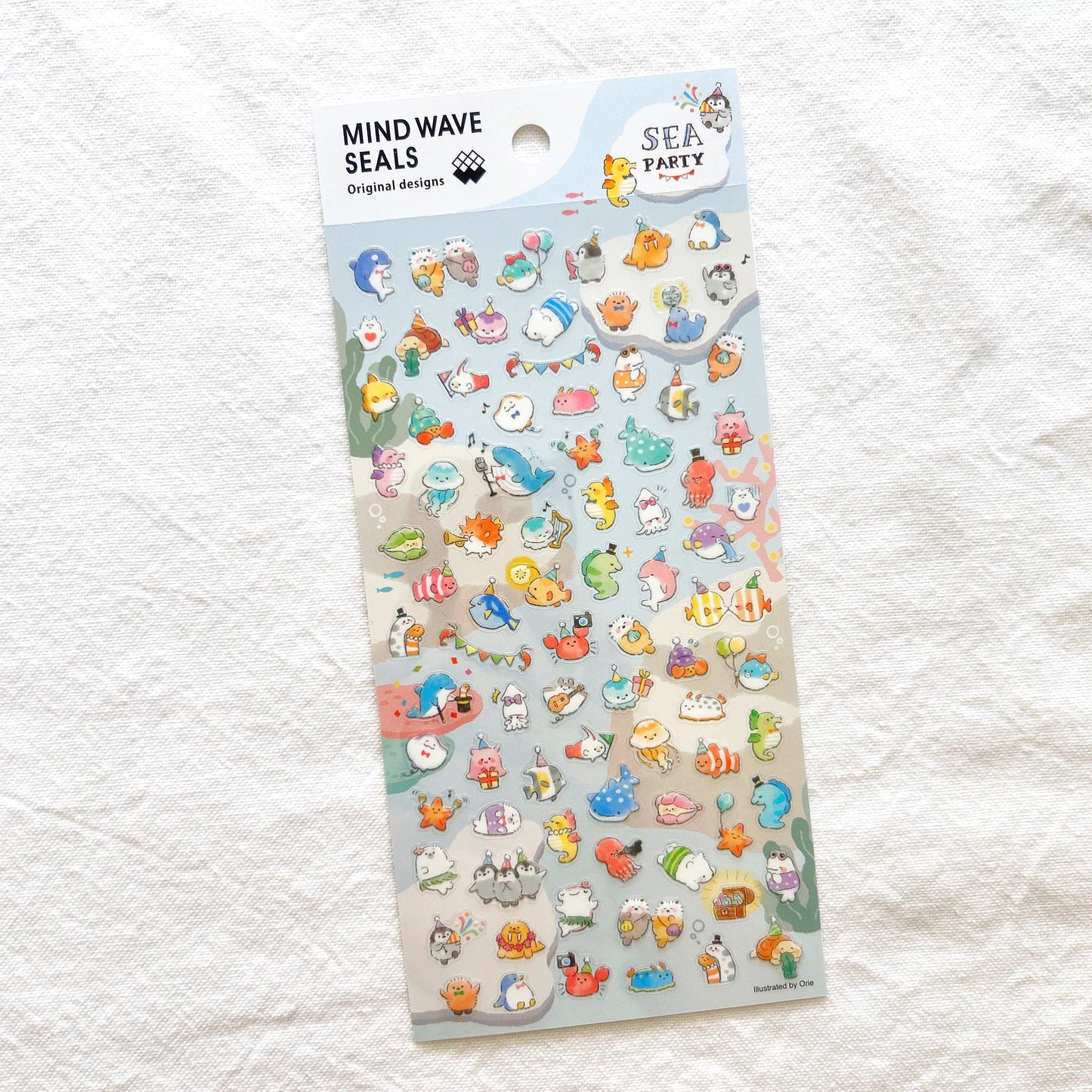 Mind Wave Original Design Stickers - Sea Party