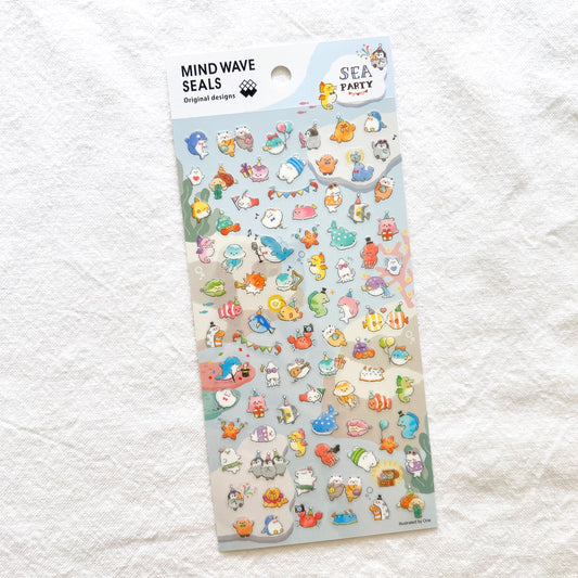 Mind Wave Original Design Stickers - Sea Party