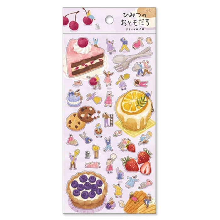 Secret Friends sticker sheets featuring fairytale illustrations of cozy scenes and favorite spots, perfect for journaling, scrapbooking, and adding a personal touch to crafts and stationery.