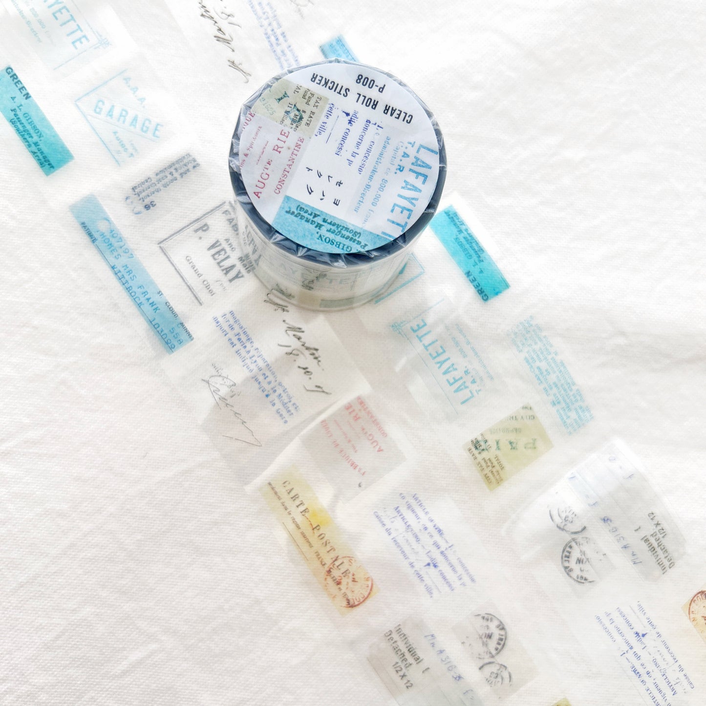 YOHAKU Kiss Cut PET Clear Tape - Select (P-008)