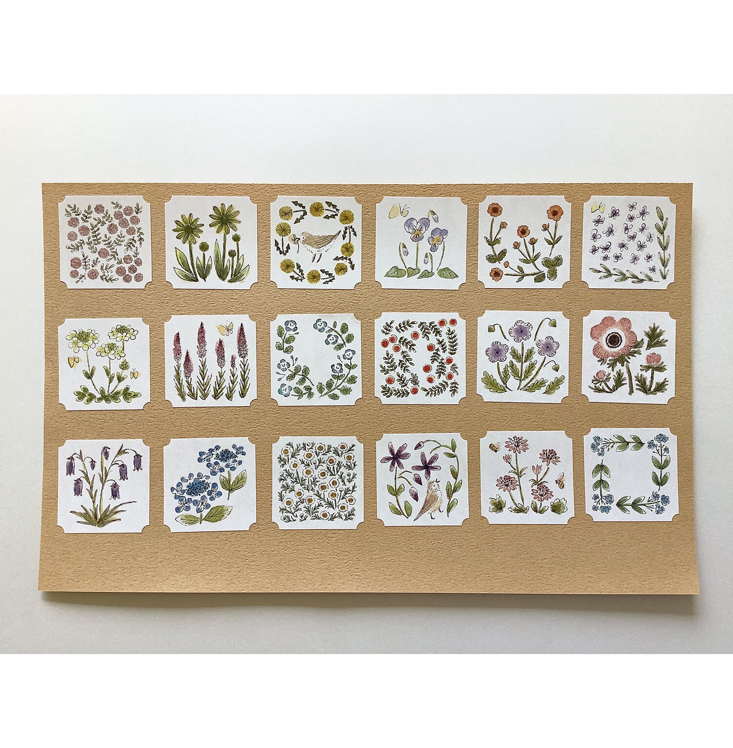 4Legs Sticker Sheet - Small Plants and Flowers