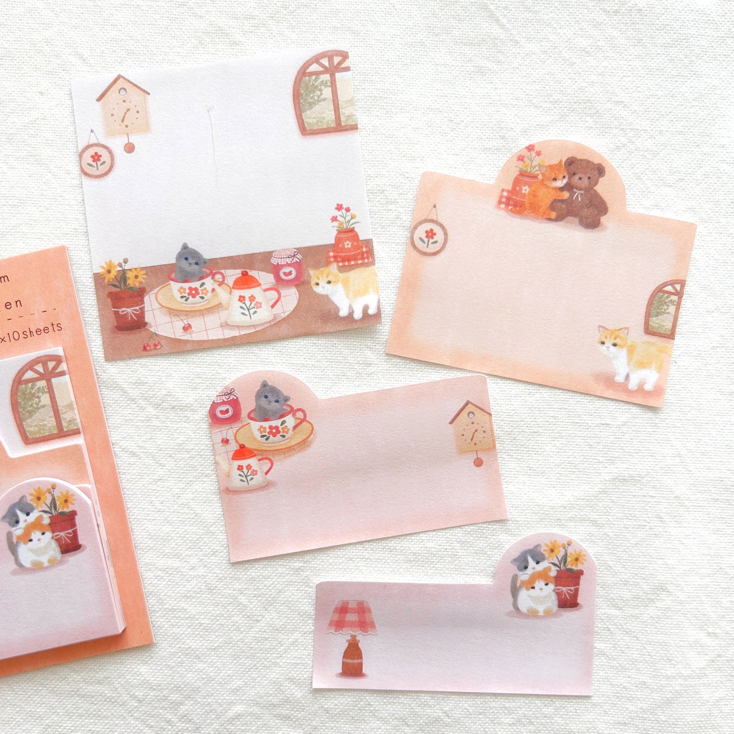 NB Mattari Animals Sticky Notes - Day Kitten