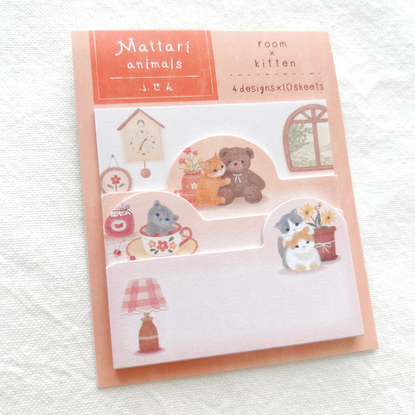 NB Mattari Animals Sticky Notes - Day Kitten