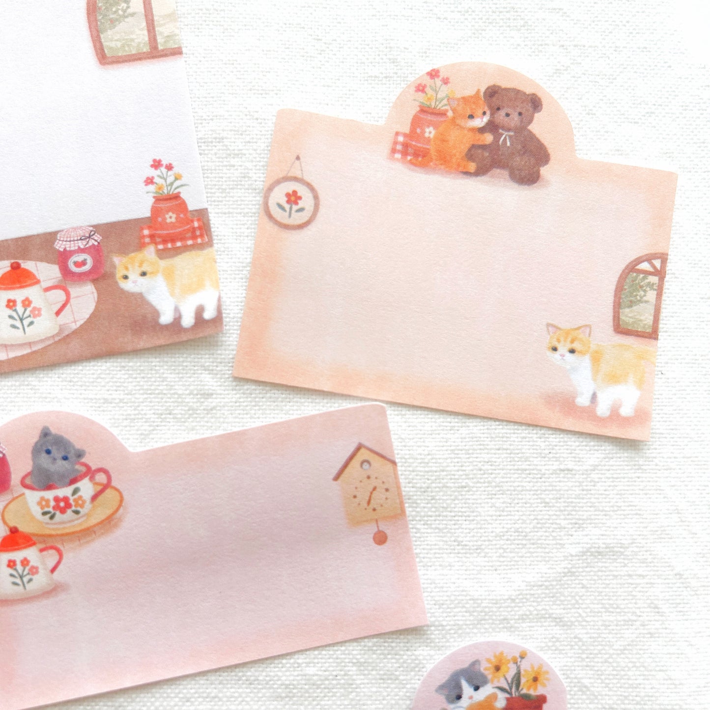 NB Mattari Animals Sticky Notes - Day Kitten
