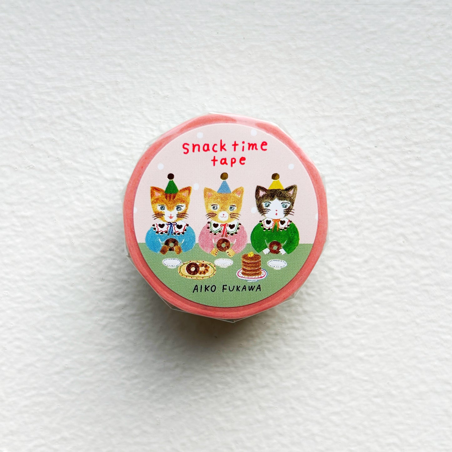 Cozyca - Aiko Fukawa Gold Foil Stamped Washi Tape Snack Time