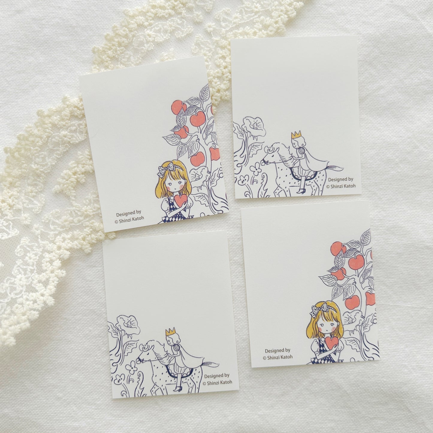 Shinzi Katoh Grimm's Fairy Tale Memo Notes Box - Snow White