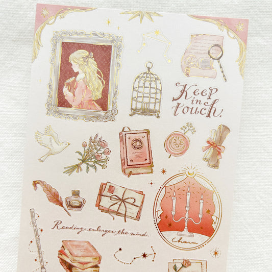 Mind Wave Choupinet Gold Foil Sticker -  Sophia