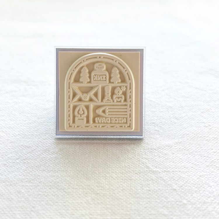 eric SANBY Vol.2 Acrylic Stand Stamp.  Perfect for journaling, scrapbooking, bullet journal, and creative craft projects.