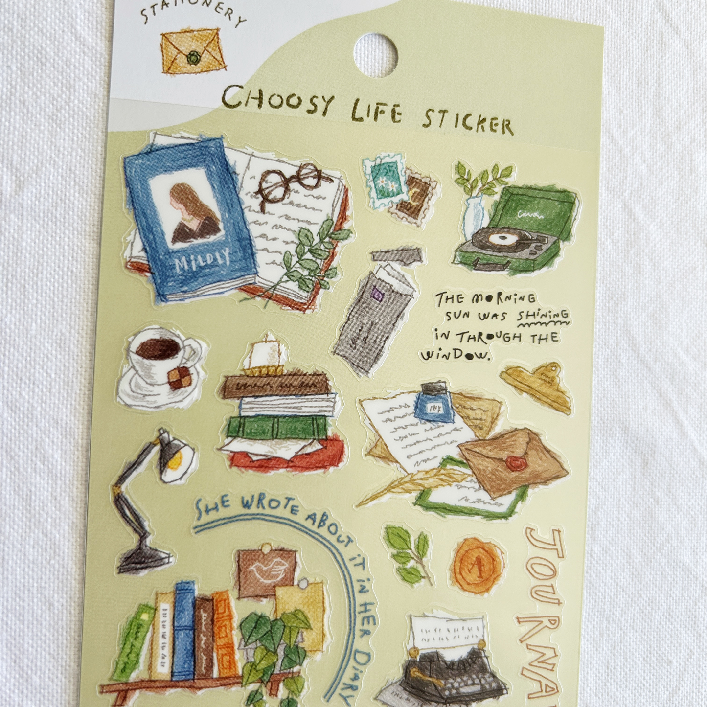 Mind Wave Choosy Life - Stationery sticker sheet. Perfect for adding a touch of organizational charm to planners, journals, and scrapbooks.