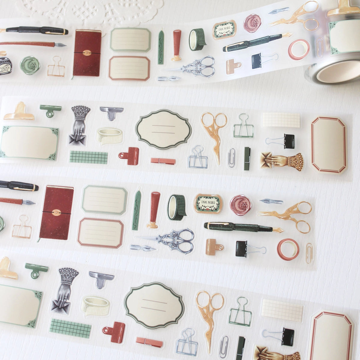 Note and Wish Pre-Cut PET Tape - Stationery Essentials V2