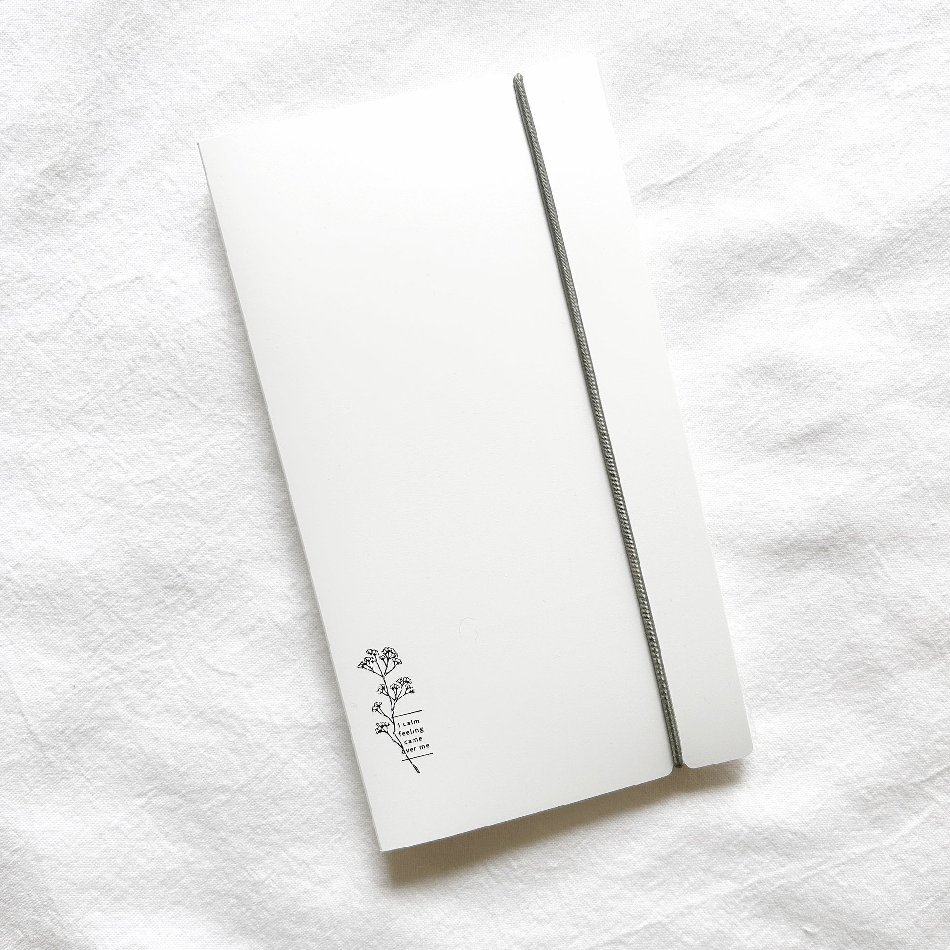 White sticker organizer and holder