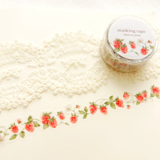 Mind Wave Die-Cut Washi Tape - Strawberry