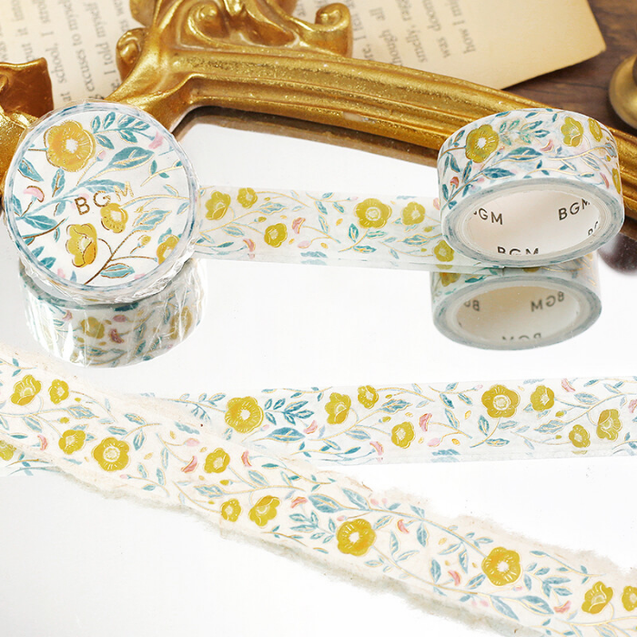 BGM Japanese Washi Tapes and Stickers, featuring beautiful Japanese-inspired designs perfect for journaling, scrapbooking, planners, and crafts.