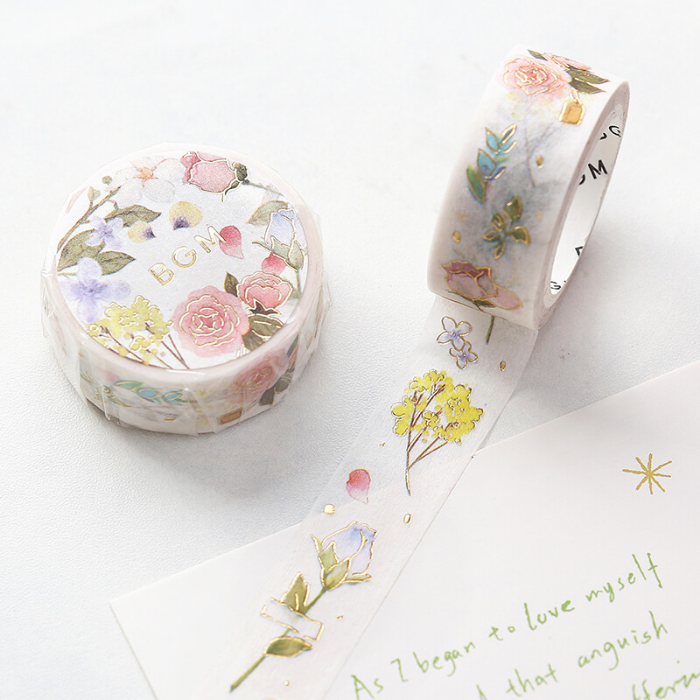 BGM Japanese Washi Tapes and Stickers, featuring beautiful Japanese-inspired designs perfect for journaling, scrapbooking, planners, and crafts.