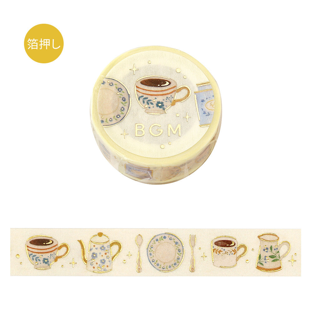 BGM Washi Tape - Afternoon Tea Set