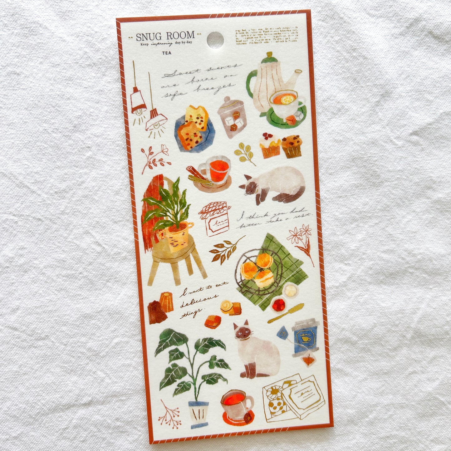 Mind Wave Snug Room Stickers - Tea