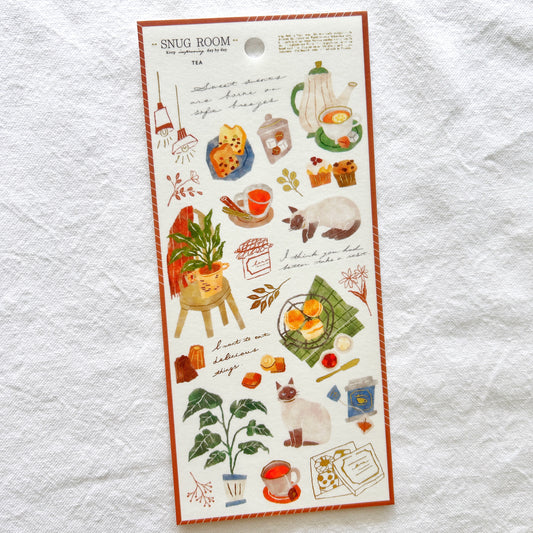 Mind Wave Snug Room Stickers - Tea