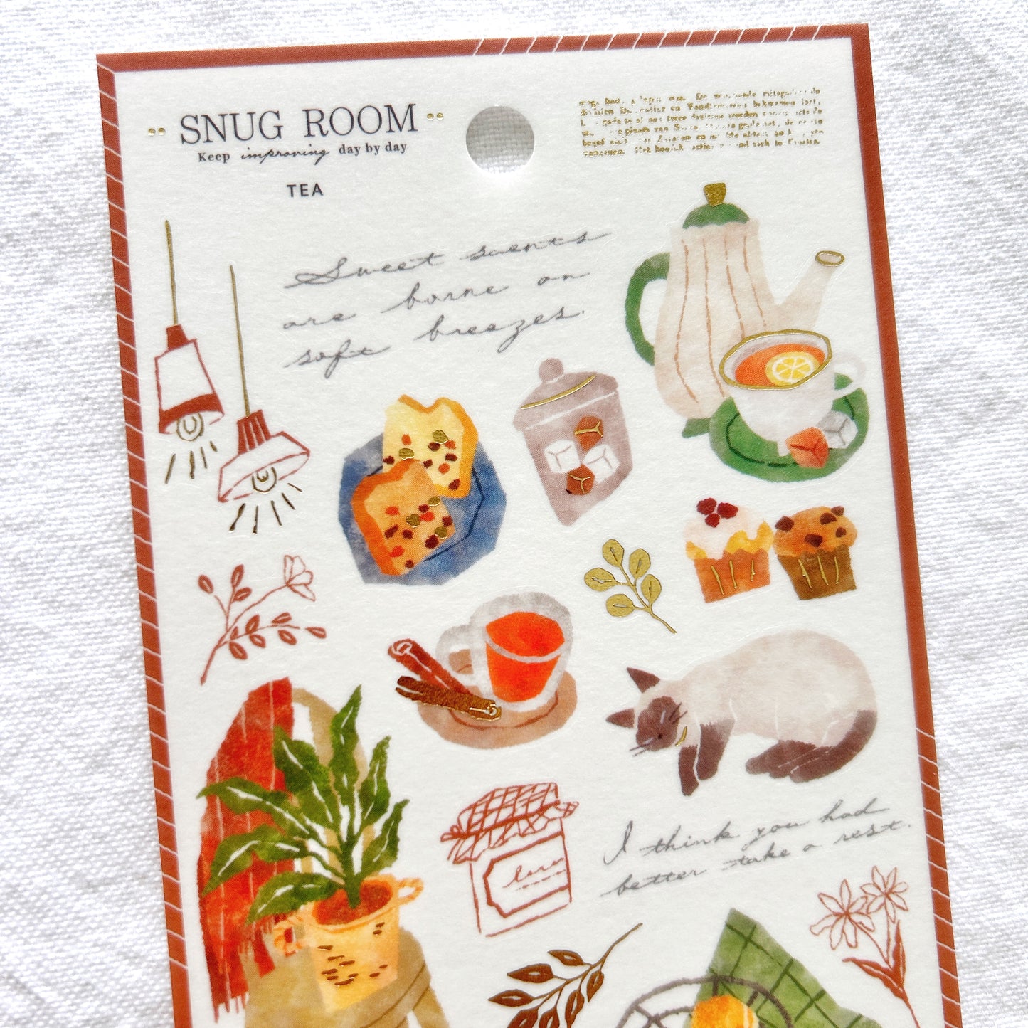 Mind Wave Snug Room Stickers - Tea