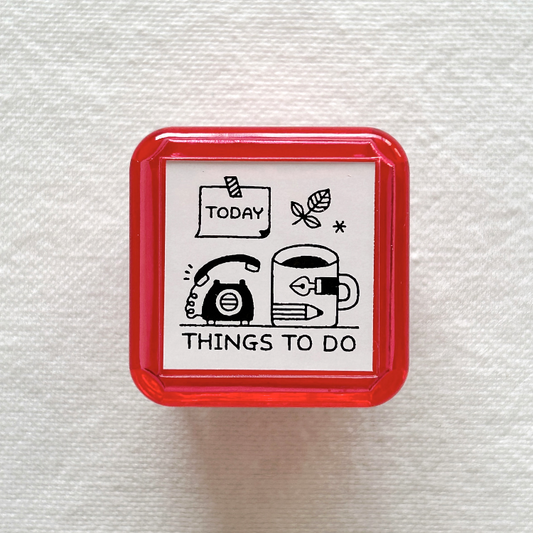 eric Portable Push Button Stamp.  Perfect for journaling, scrapbooking, and creative projects.