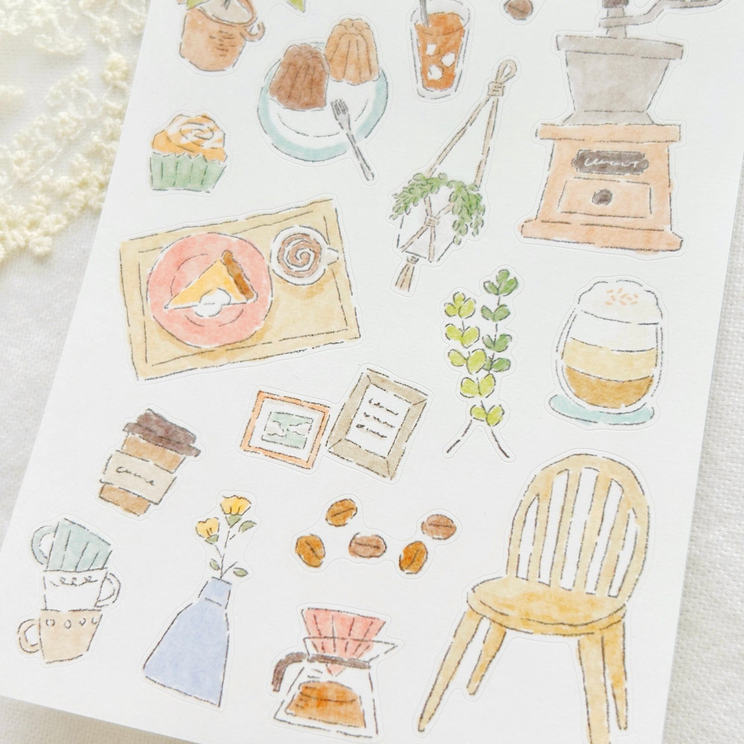 Mind Wave Utakata Stickers - Coffee