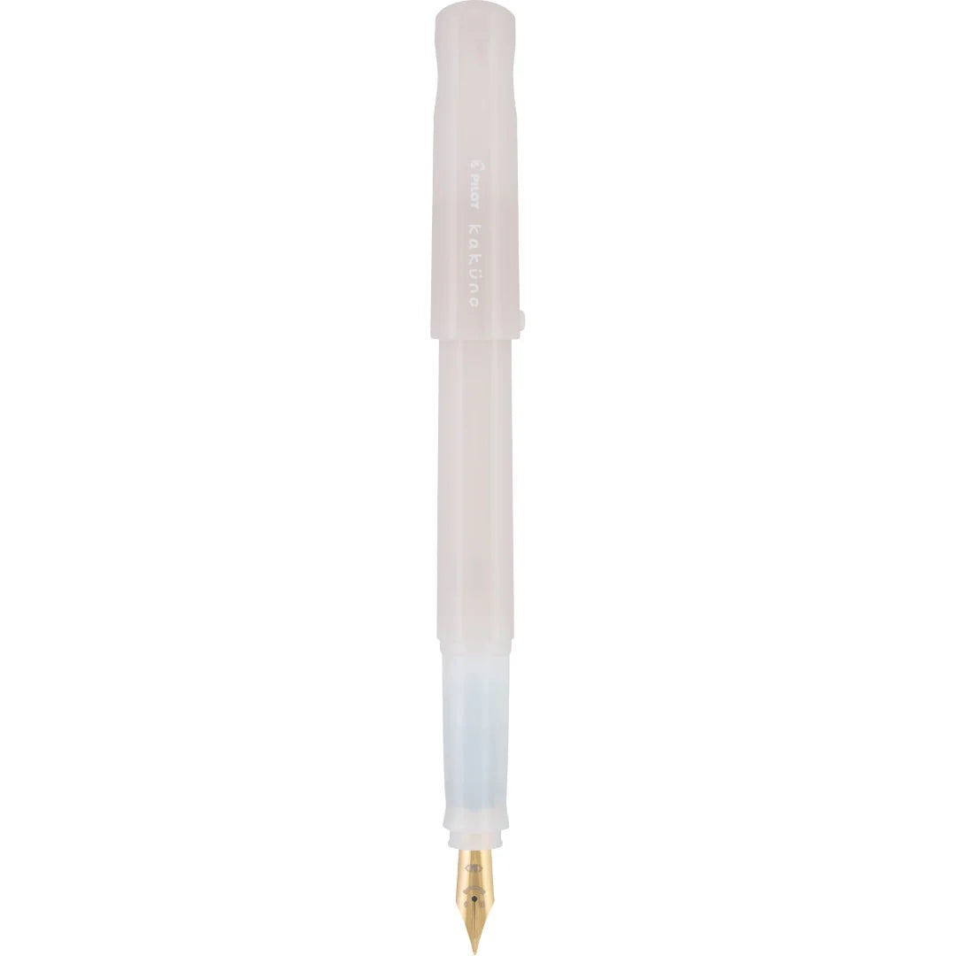 Pilot Kakuno Madoromi Fountain Pen - Cumulus White - Medium