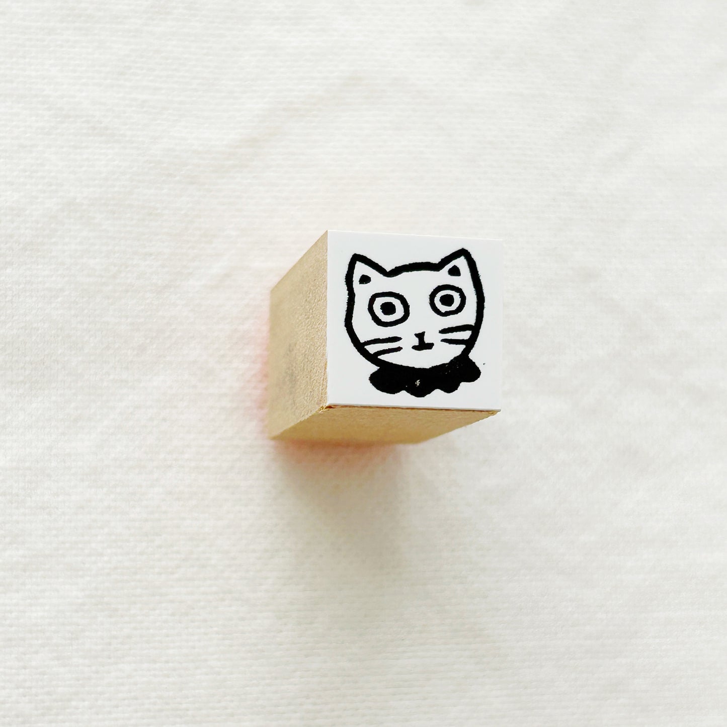 Yumi Kitagishi Mini Rubber Stamps - White Cat