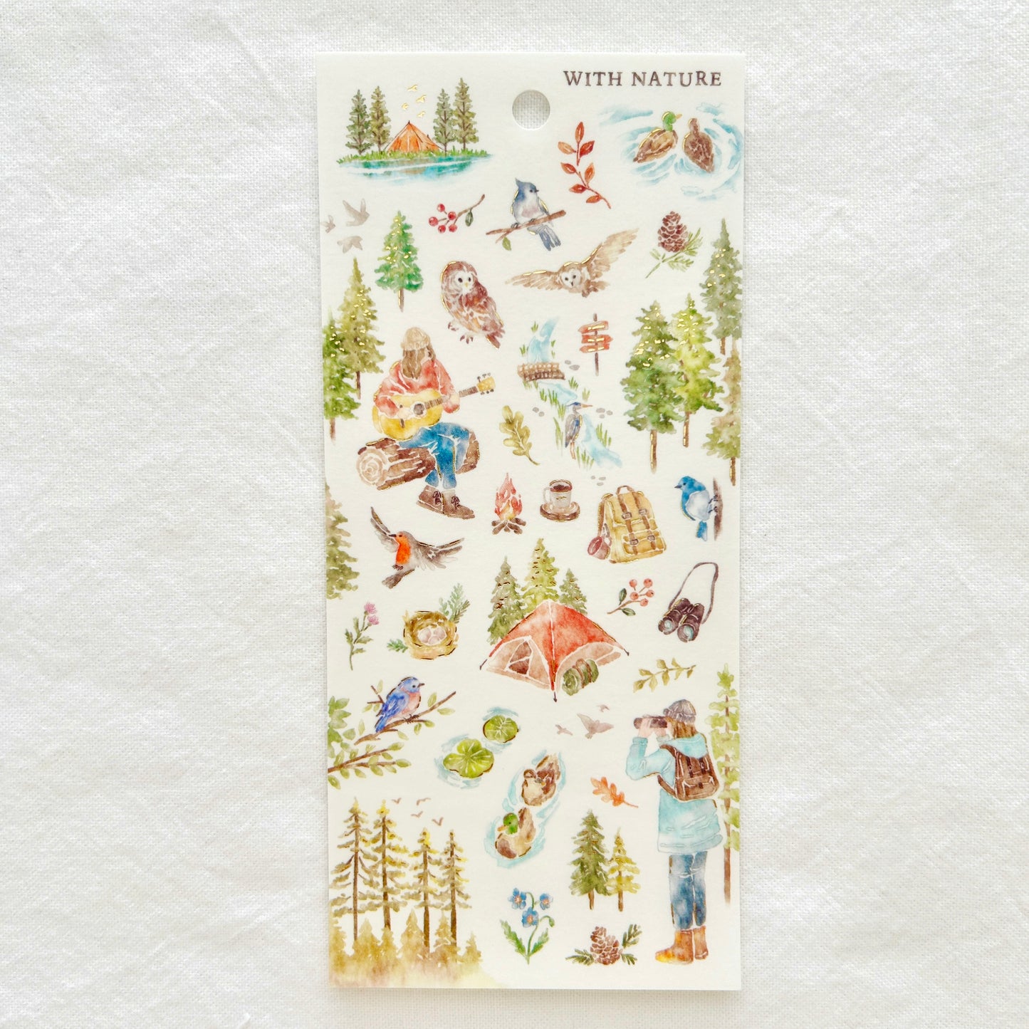Mind Wave With Nature Stickers - Bird Watching