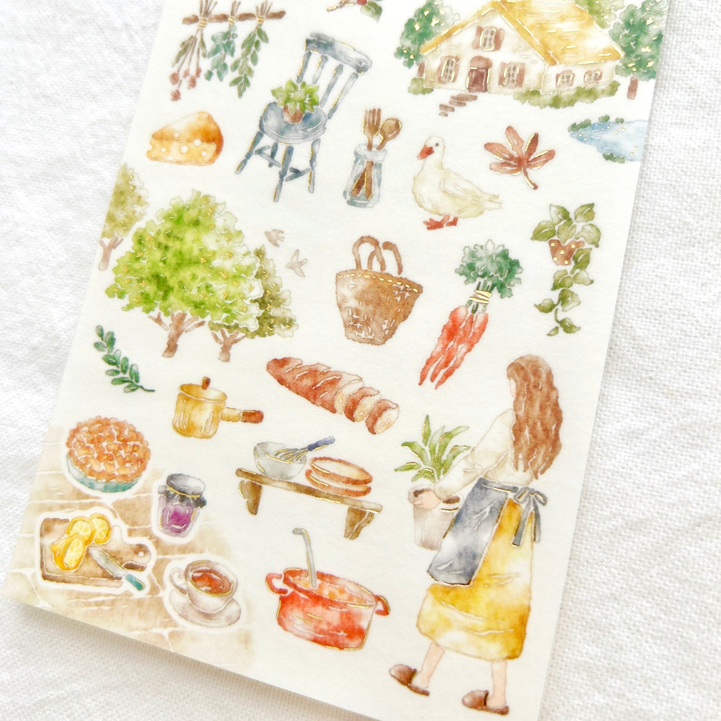 Mind Wave With Nature Stickers - Lunch Preparations