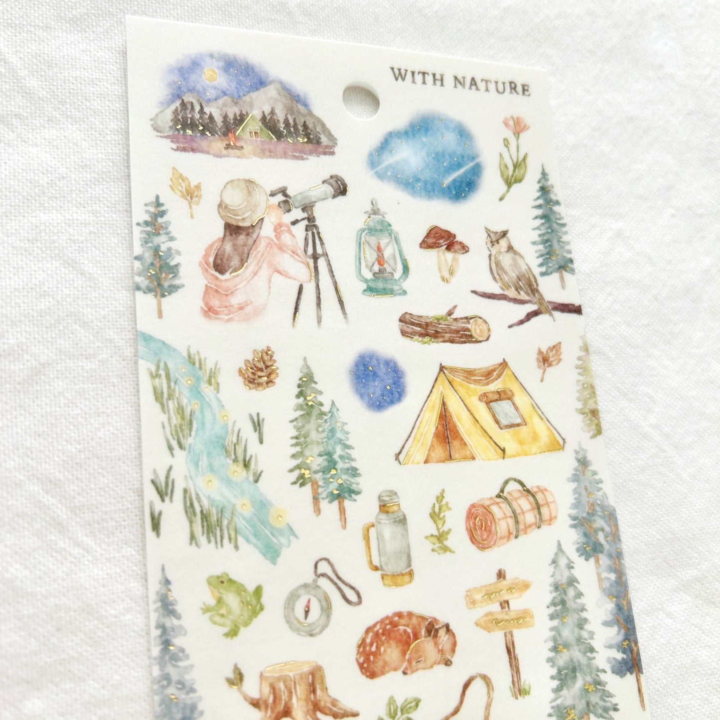 Mind Wave With Nature Stickers - Astronomical Observation