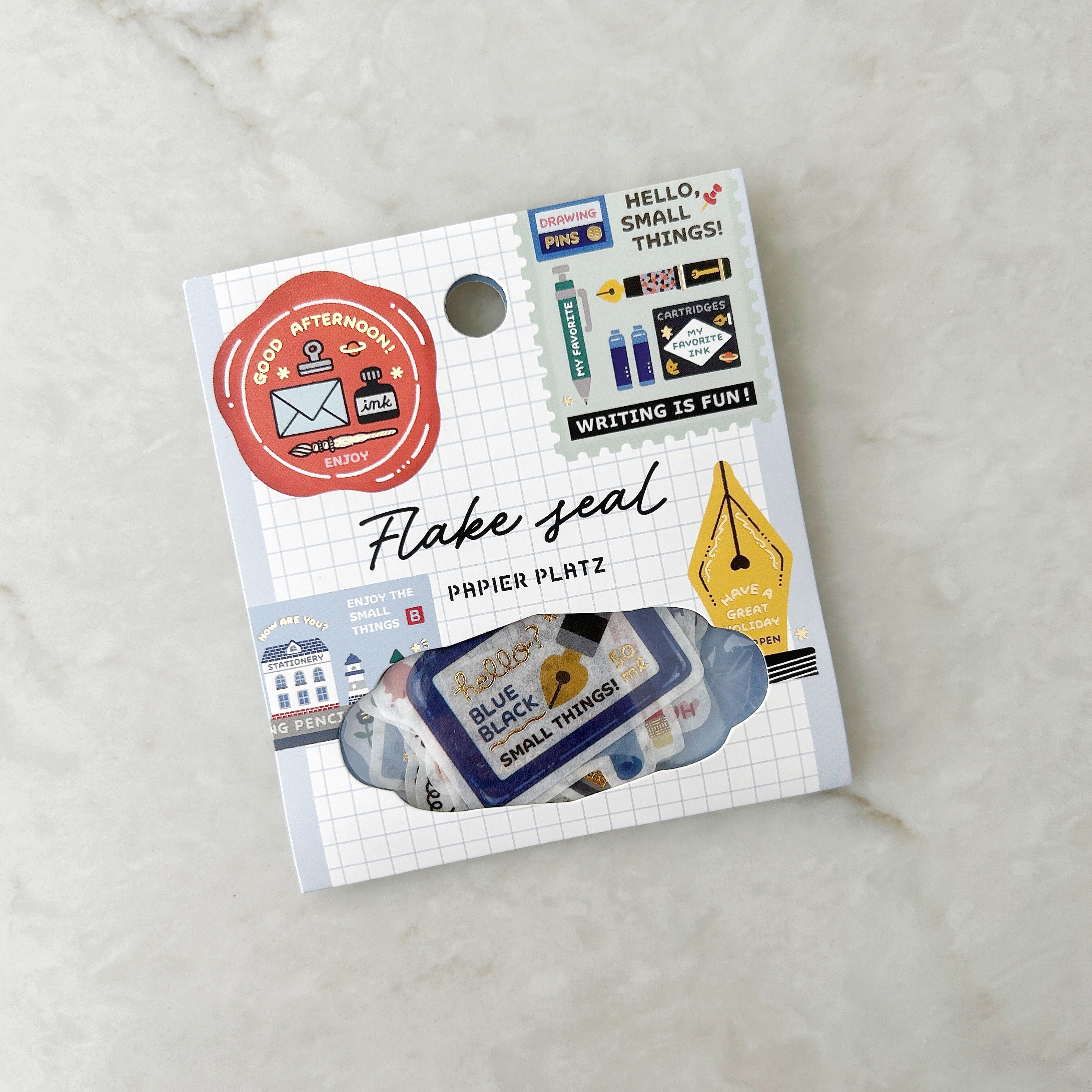 Writing Notes Sticker eric Flake Sticker - Writing Utensil – International Notes From Japan